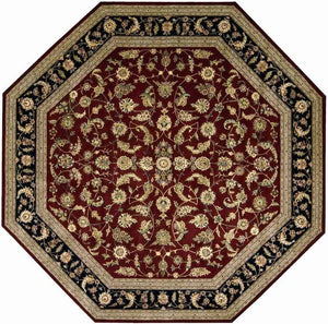 Nourison 2000 2002 Burgundy Rug - Baconco