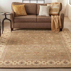 Nourison 2000 2003 Olive Rug - Baconco