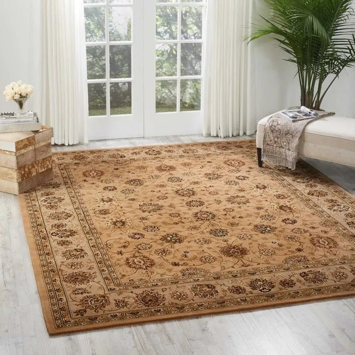 Nourison 2000 2071 Camel Rug - Baconco