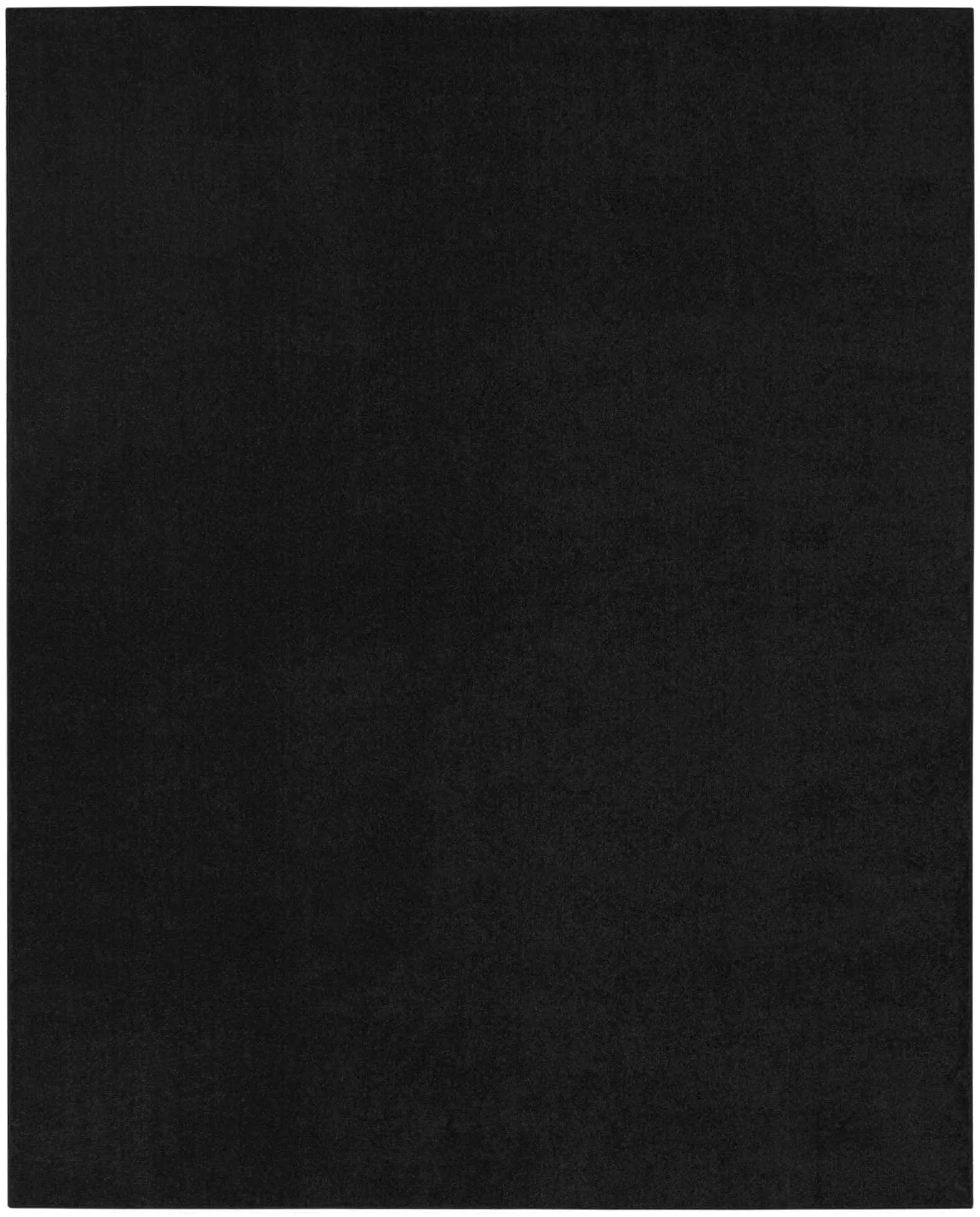 Nourison Essentials Nre01 Black Rug - Baconco