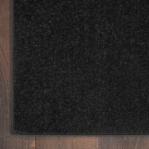 Nourison Essentials Nre01 Black Rug - Baconco