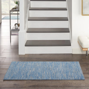 Nourison Essentials Nre01 Blue/Grey Rug - Baconco