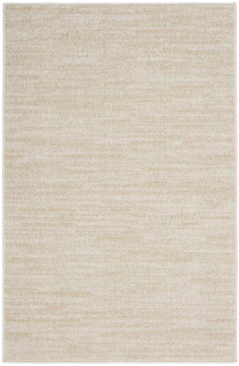 Nourison Essentials Nre01 Ivory Beige Rug - Baconco