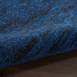 Nourison Essentials Nre01 Midnight Blue Rug - Baconco