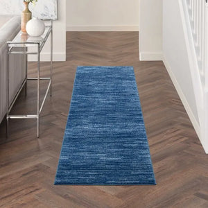 Nourison Essentials NRE01 Navy Blue Rug - Baconco