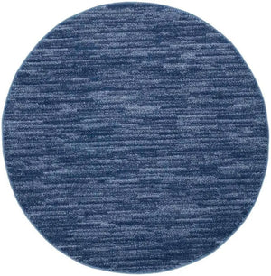 Nourison Essentials NRE01 Navy Blue Rug - Baconco