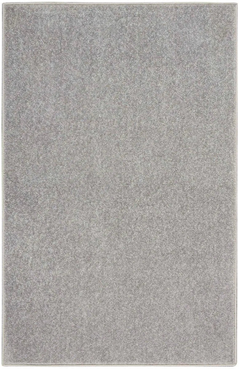 Nourison Essentials Nre01 Silver Grey Rug - Baconco