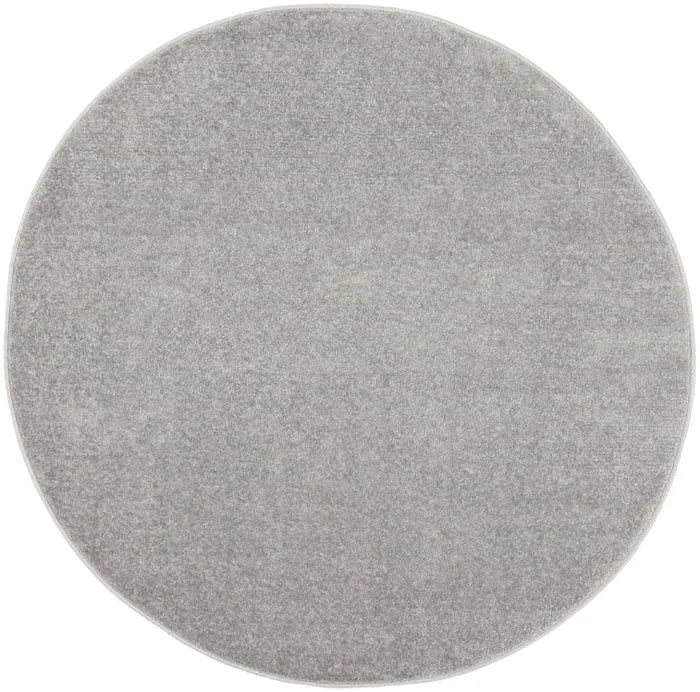 Nourison Essentials Nre01 Silver Grey Rug - Baconco