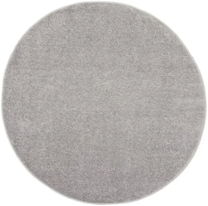 Nourison Essentials NRE01 Silver Grey Rug - Baconco