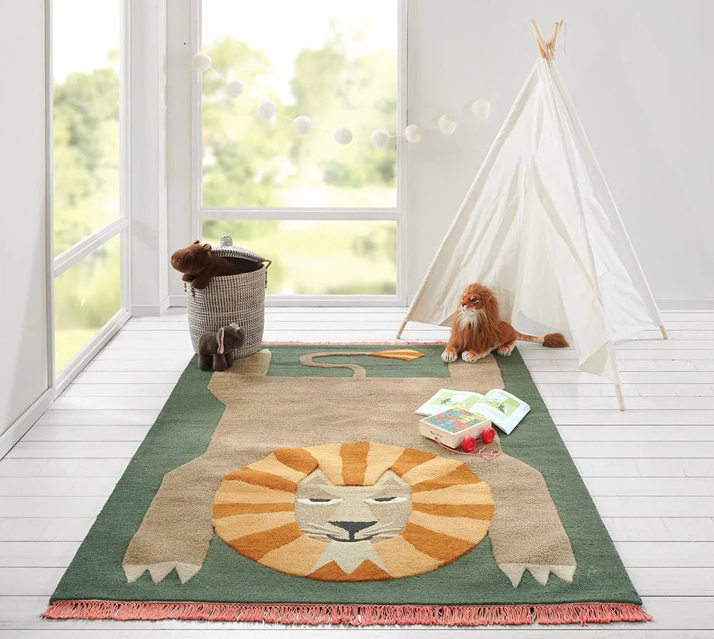 Novogratz Atticus ATC-1 Green Rug - Baconco