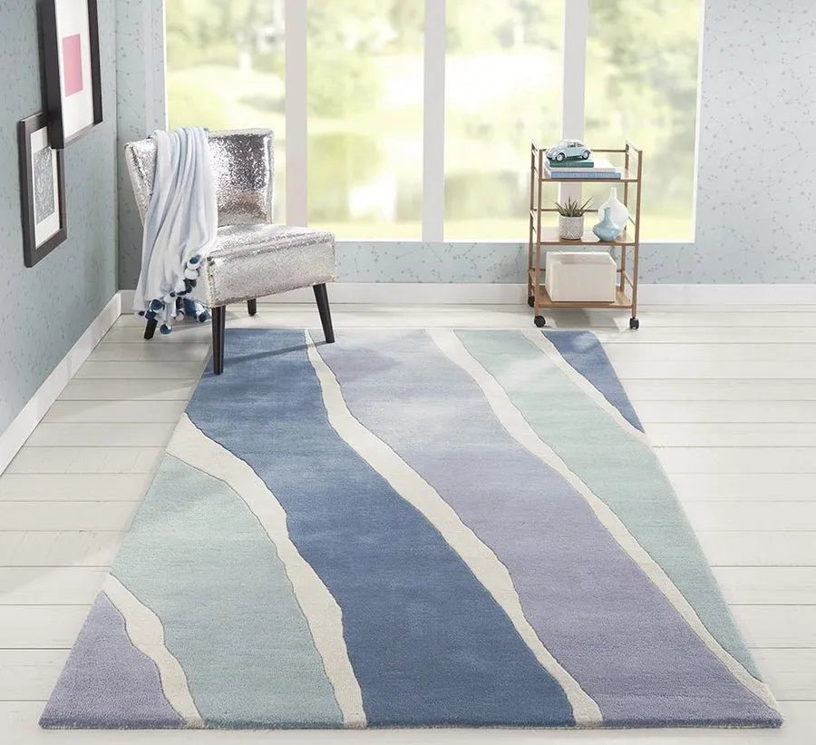 Novogratz Delmar DEL 4 Blue Rug - Baconco