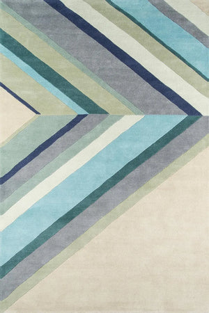 Novogratz Delmar DEL 5 Blue Rug - Baconco