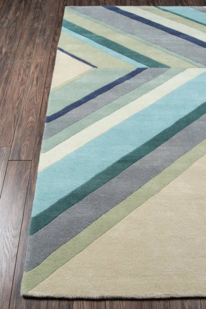 Novogratz Delmar DEL 5 Blue Rug - Baconco