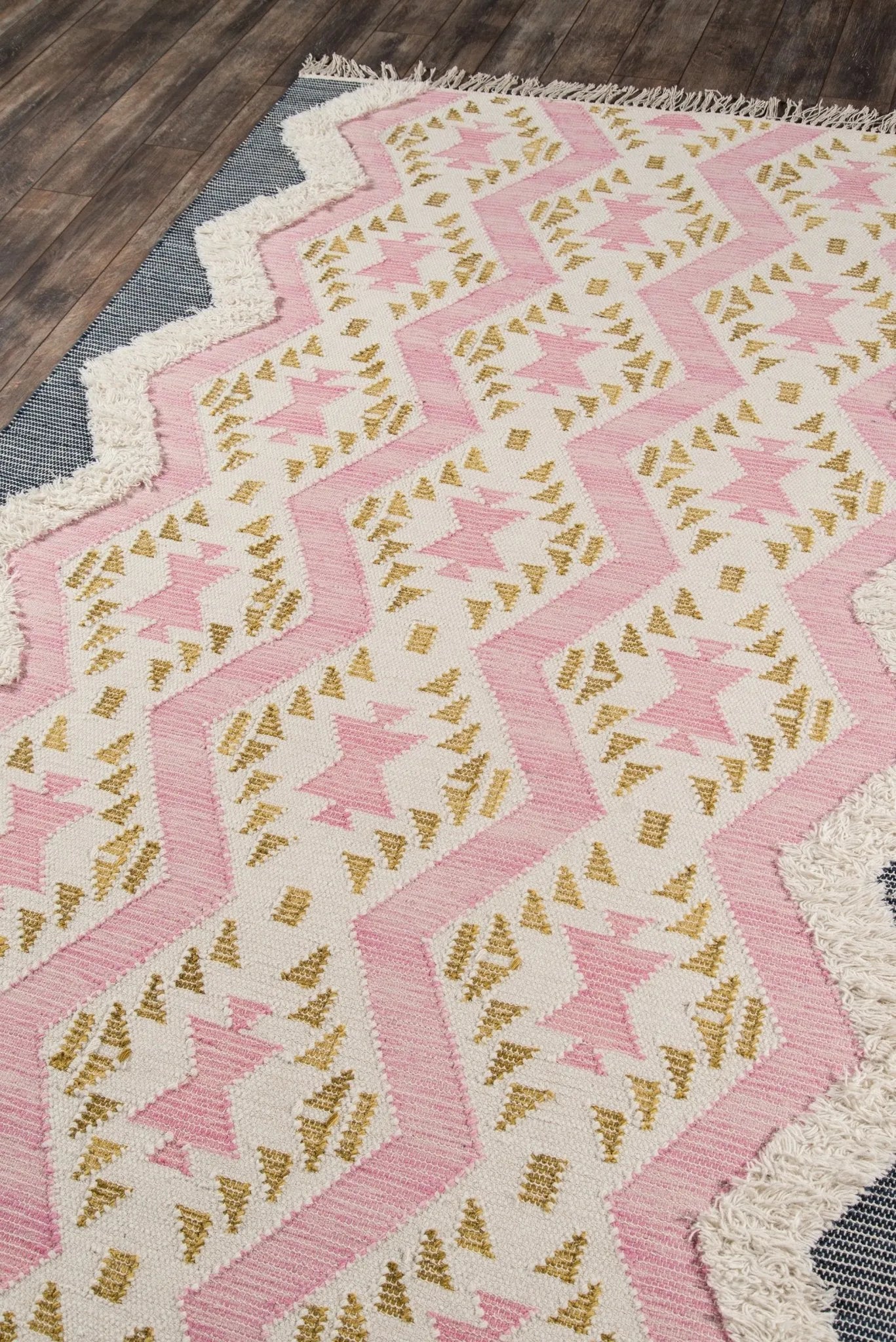 Novogratz Indio IND-1 Pink Rug - Baconco