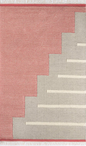 Novogratz Karl KRL-1 Pink Rug - Baconco