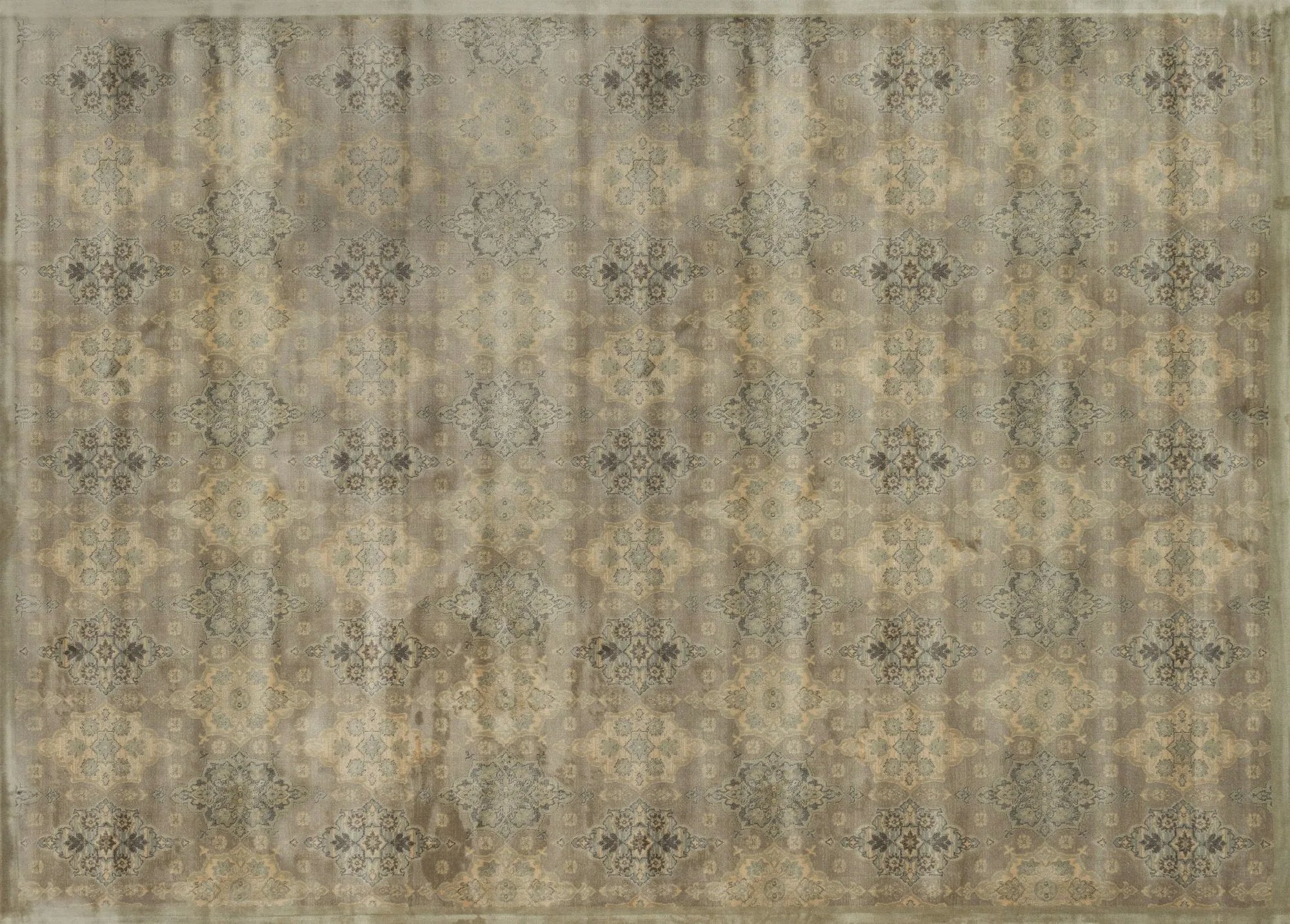 Nyla NY 09 Taupe / Gold Rug - Baconco