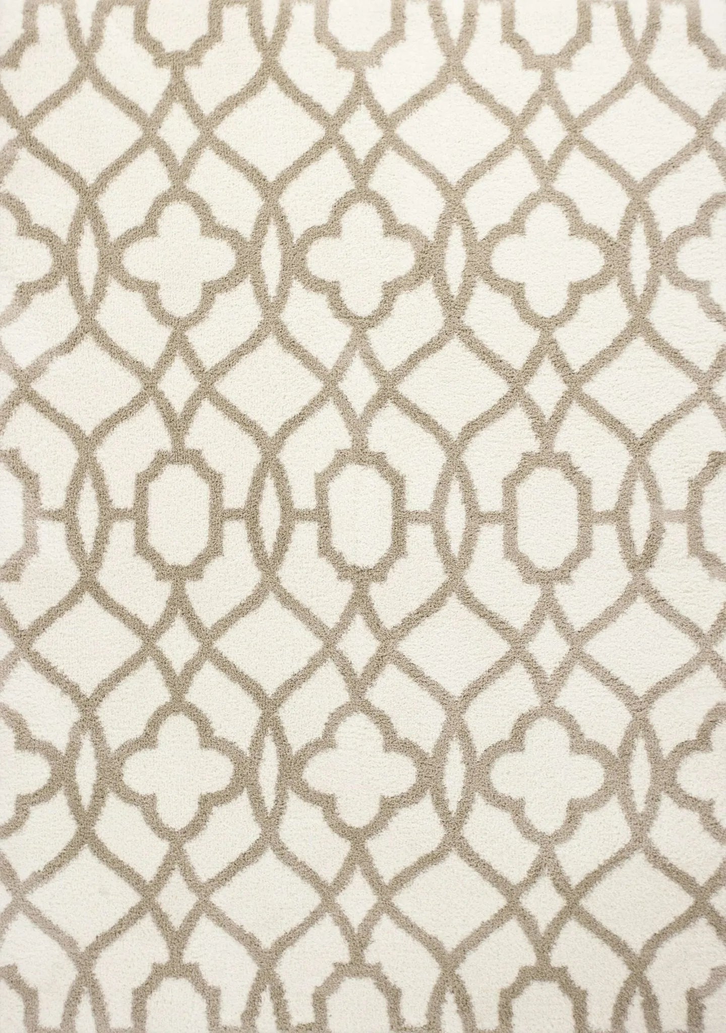 Oasis 1652 Ironwork Ivory/Beige Rug - Baconco