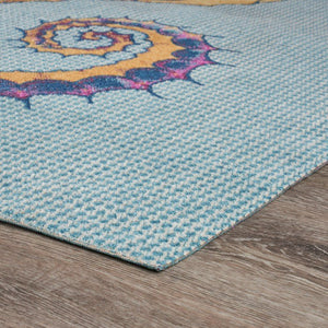 Oceania 81675BUC Blue/Cream Rug - Baconco