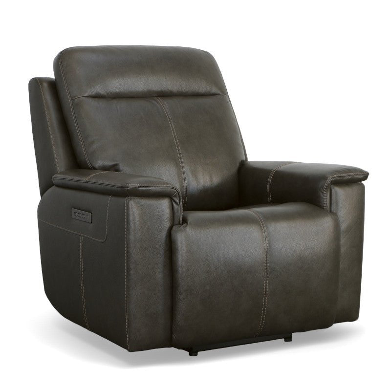 Odell Power Recliner with Power Headrest and Lumbar - Baconco