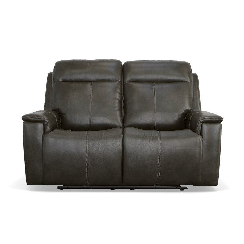 Odell Power Reclining Loveseat with Power Headrests and Lumbar - Baconco