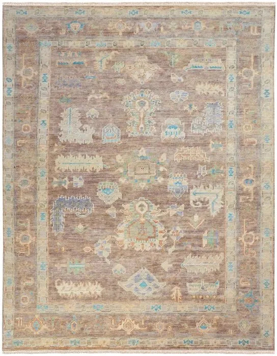 Odessa ODS01 Ivory/Mocha Rug - Baconco