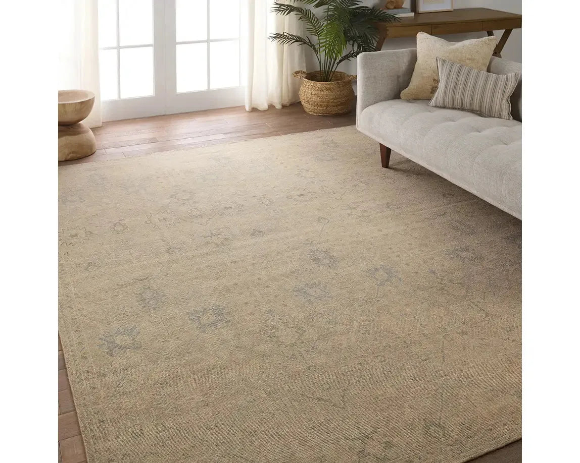 Onessa ONE04 Tan/Blue Rug - Baconco