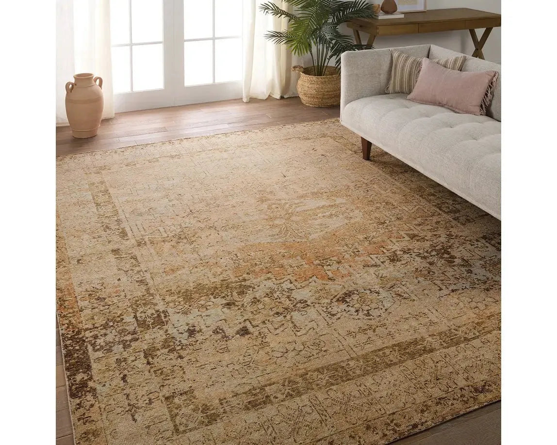 Onessa ONE06 Brown/Terracotta Rug - Baconco