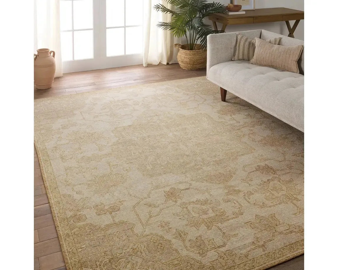 Onessa ONE07 Tan/Gold Rug - Baconco