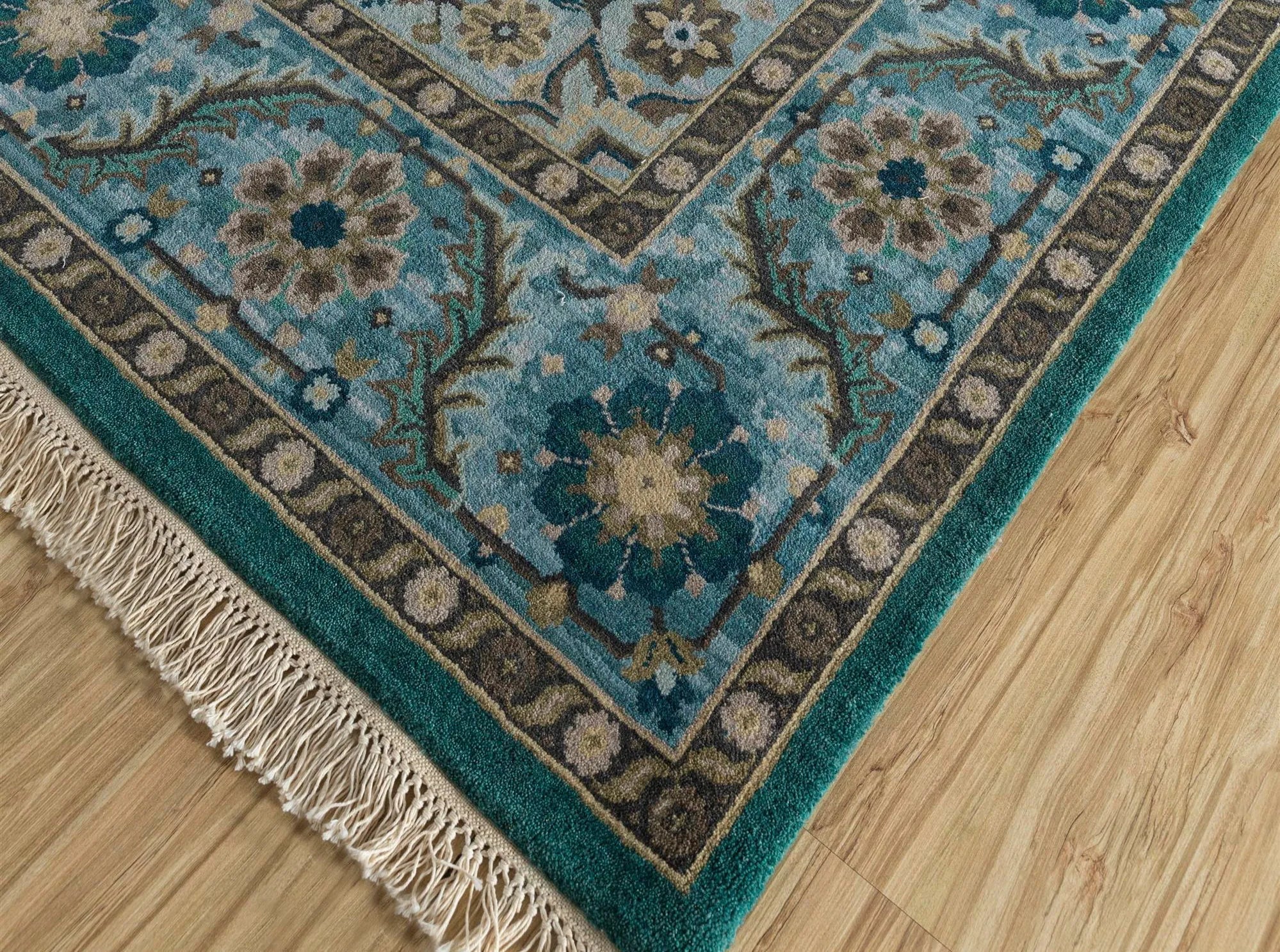 Opus EPR-93 Dark Teal/Carribean Sea Rug - Baconco