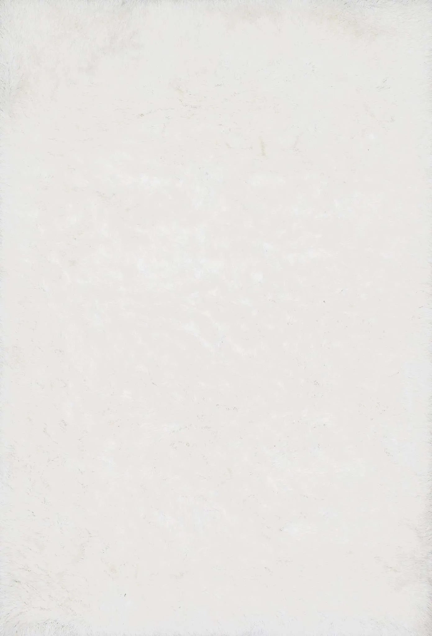 Orian Shag OR 01 White Rug - Baconco