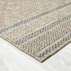 Oslo 82119TCM Tan/Cream Rug - Baconco