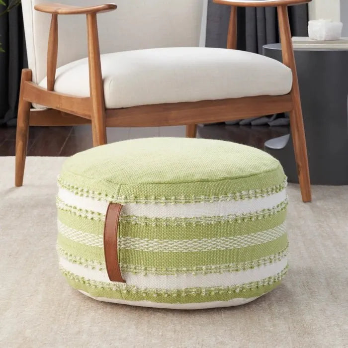 Outdoor Pillow VJ088 Green Pouf - Baconco