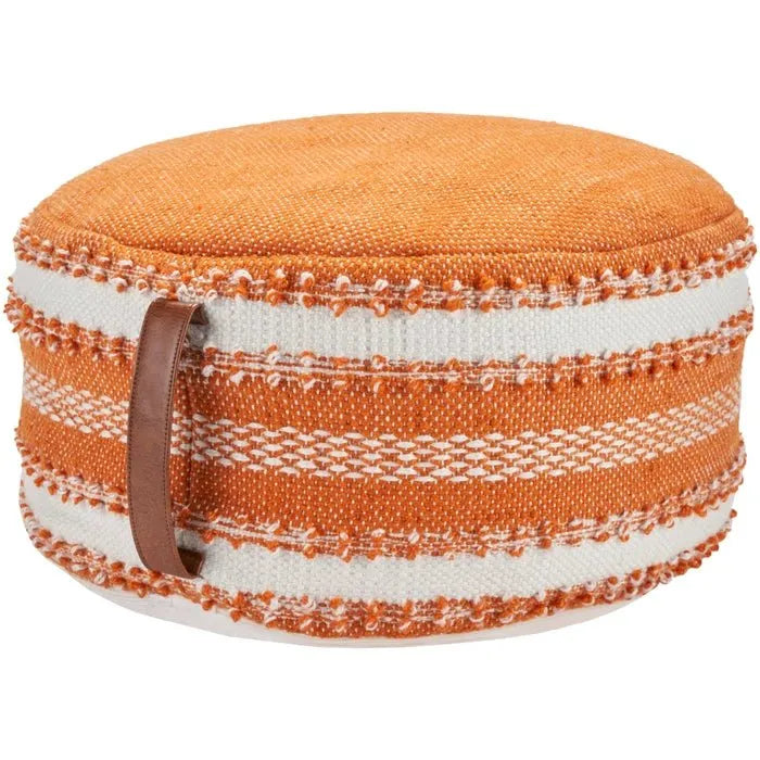 Outdoor Pillow VJ088 Orange Pouf - Baconco