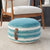 Outdoor Pillow VJ088 Turquoise Pouf - Baconco