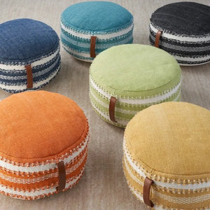 Outdoor Pillow VJ088 Yellow Pouf - Baconco