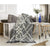 Overtufted Geometric Black and White LR80166 Throw Blanket - Baconco