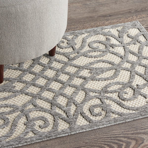 Cozumel CZM04 Cream Grey Rug