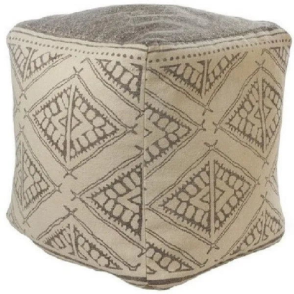 Pacifica 99770BLK Black Pouf - Baconco