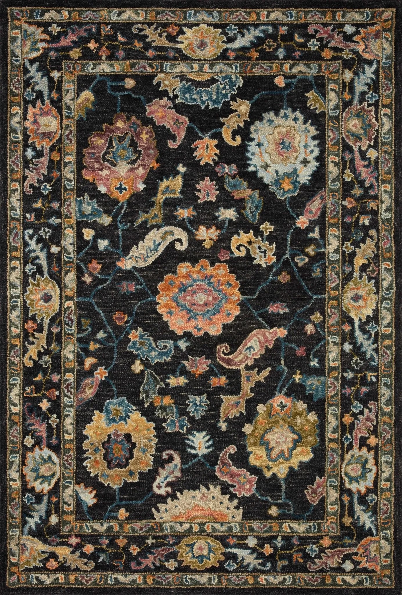 Padma Pma-01 Black/Multi Rug - Baconco