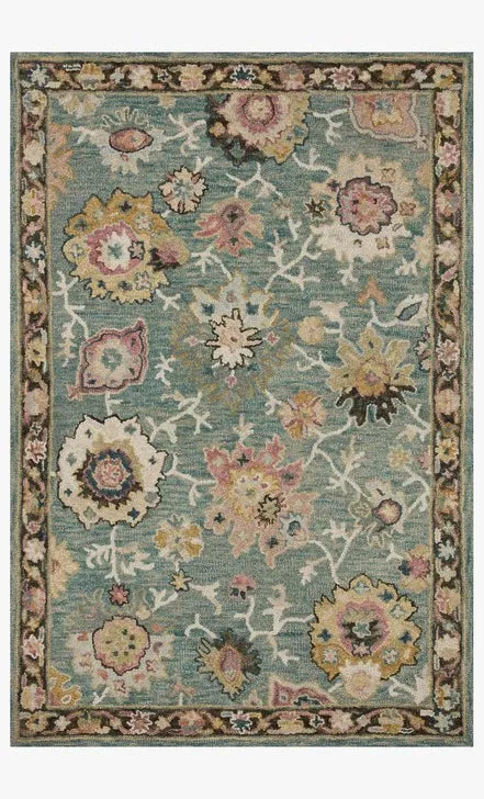 Padma Pma-04 Teal/Multi Rug - Baconco