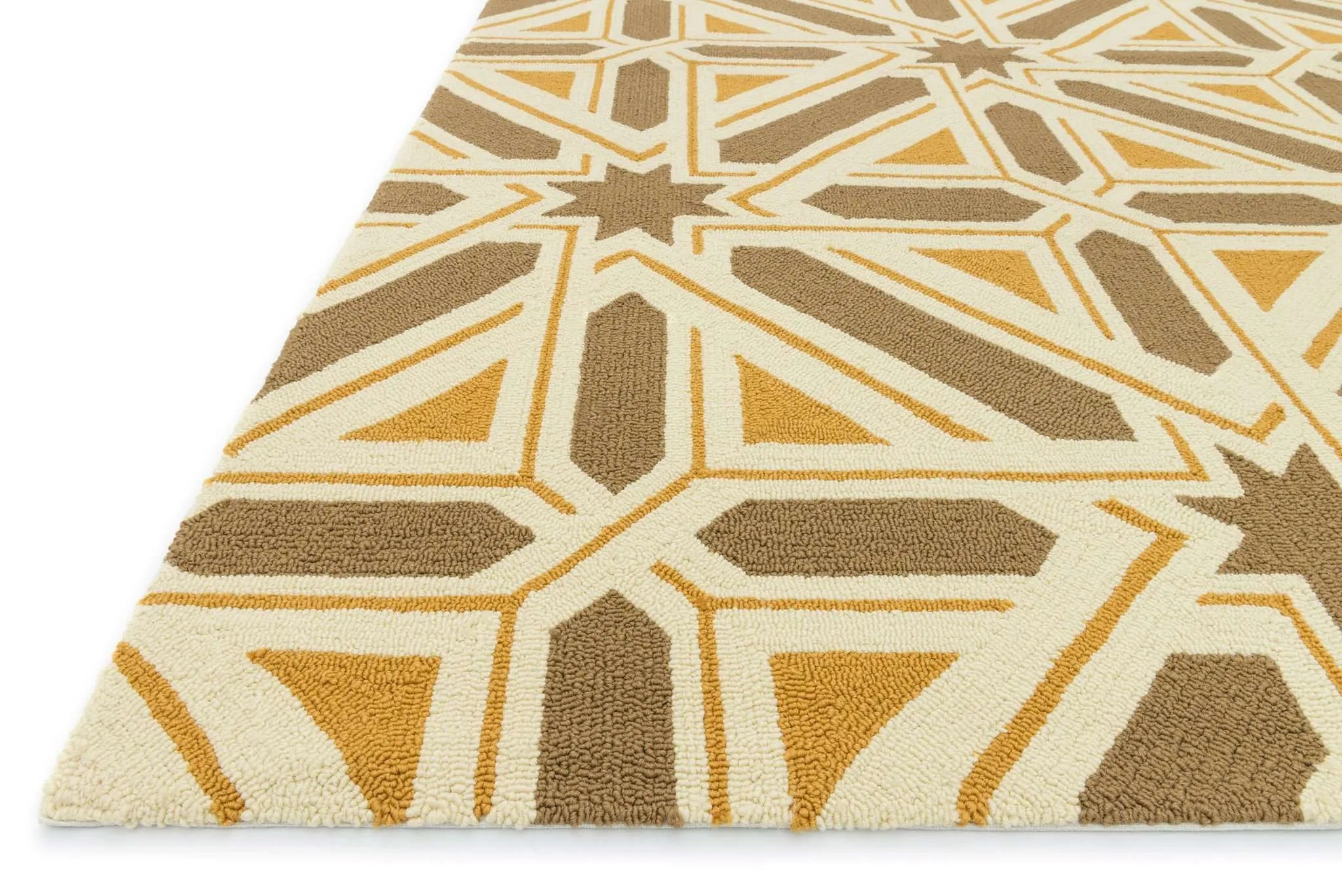 Palm Springs PM 04 Taupe / Gold Rug - Baconco