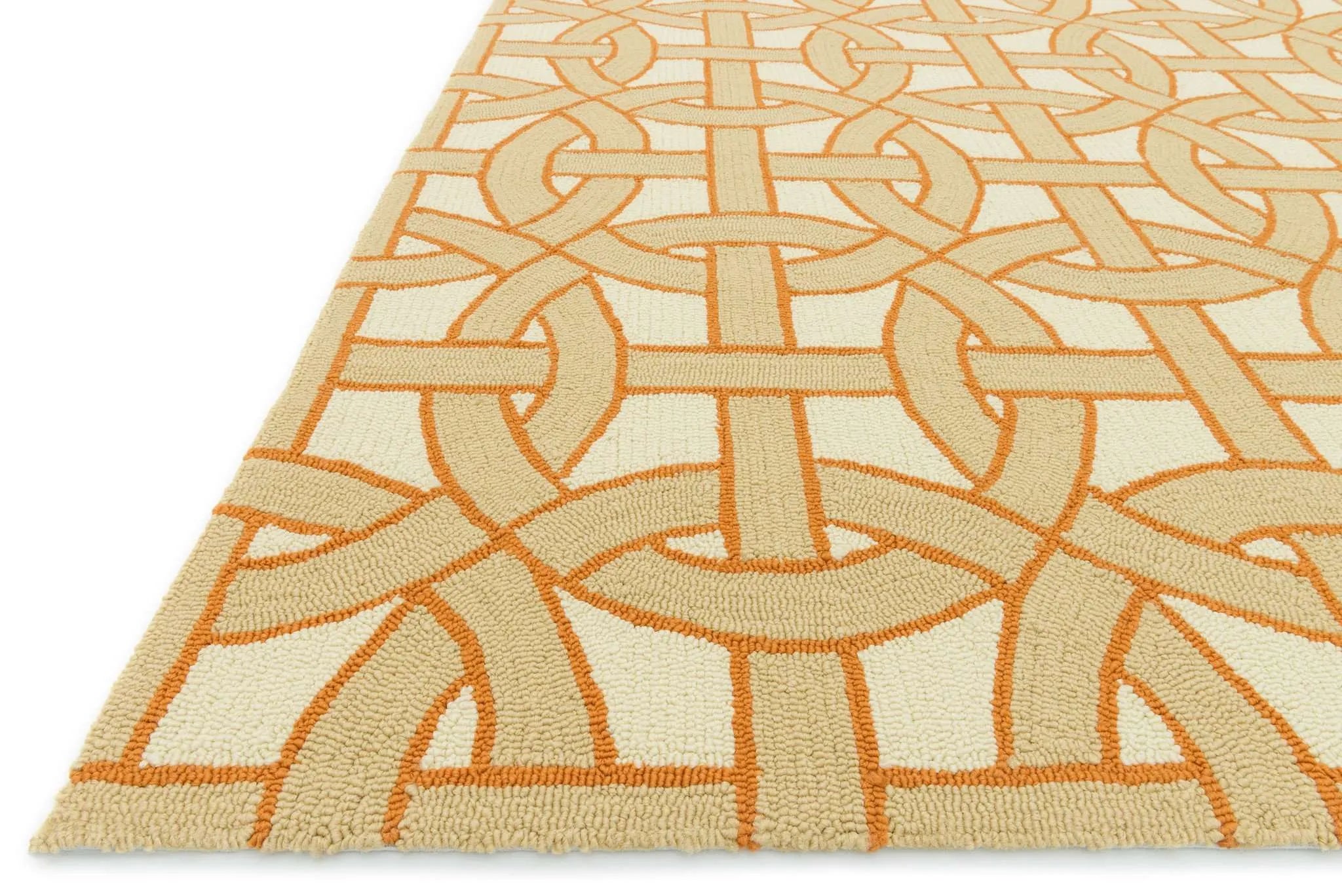 Palm Springs PM 06 Beige / Orange Rug - Baconco