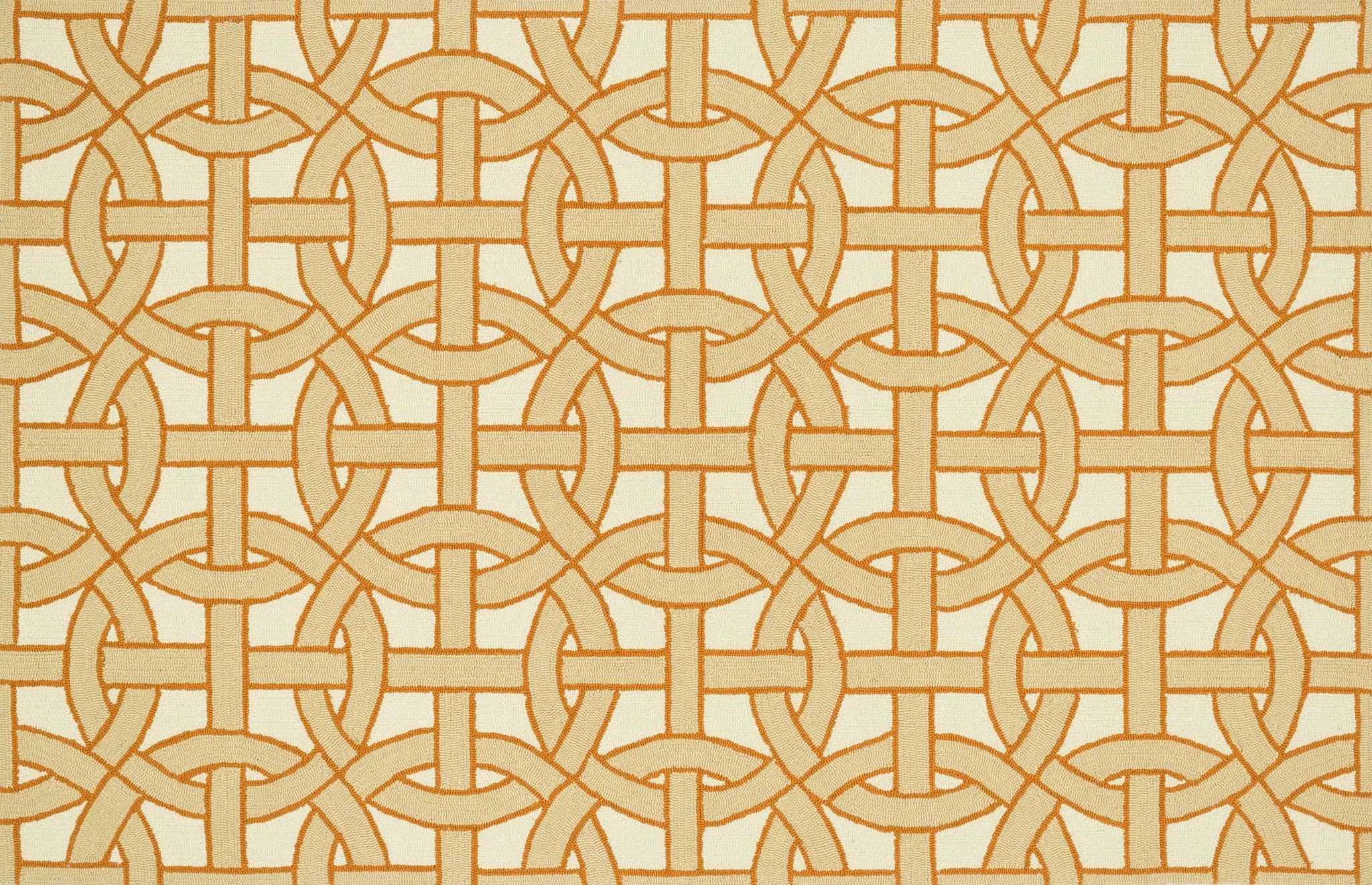 Palm Springs PM 06 Beige / Orange Rug - Baconco