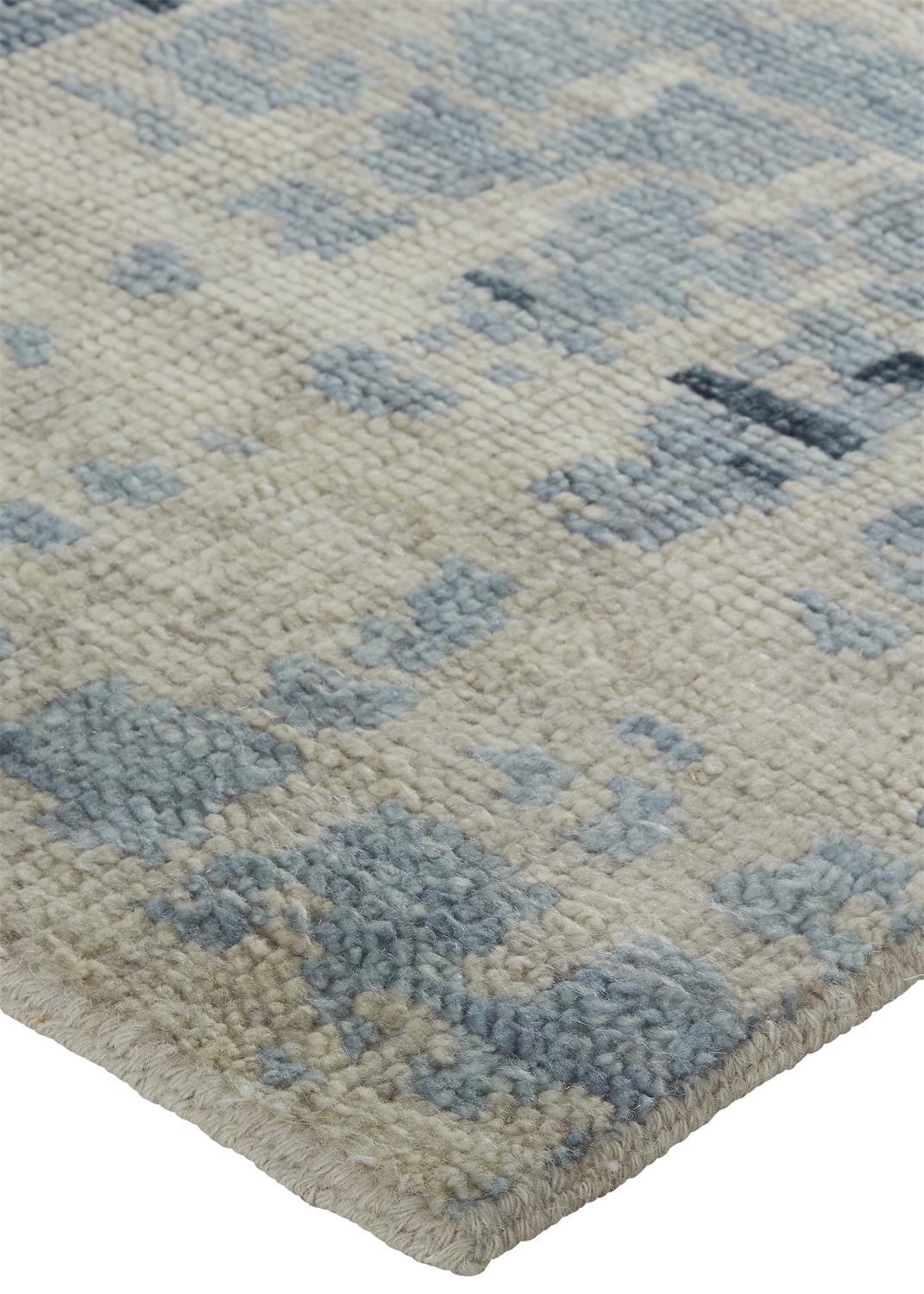 Palomar 6631F Tan/Blue Rug - Baconco