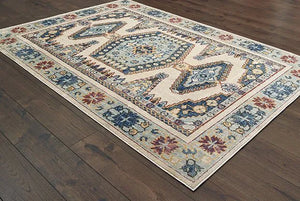 Pandora 5991I Ivory Blue Rug - Baconco