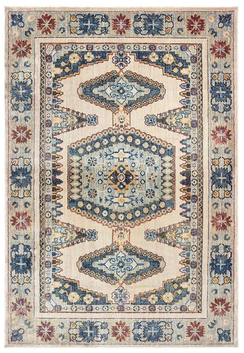 Pandora 5991I Ivory Blue Rug - Baconco