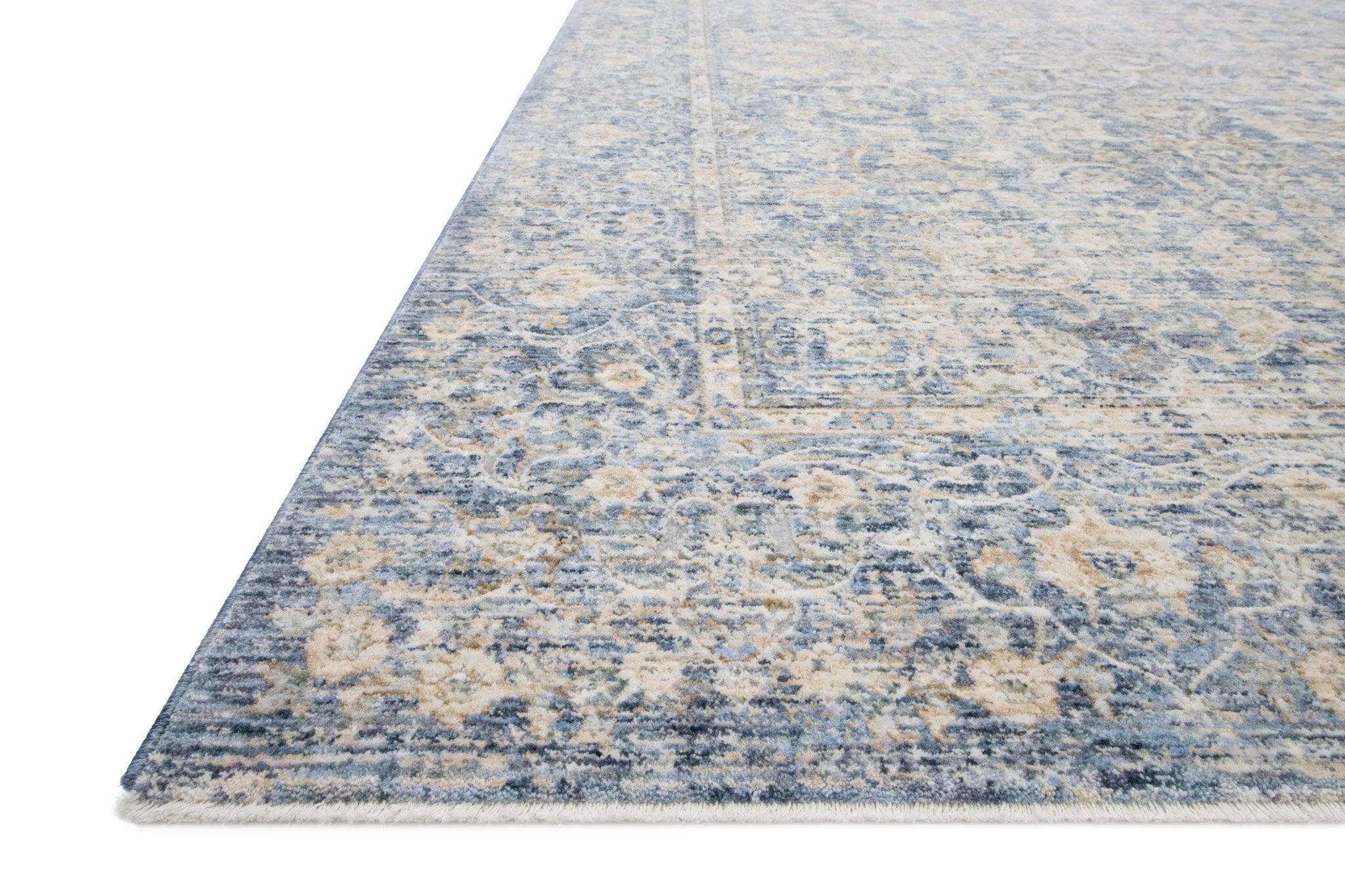 Pandora PAN-01 Blue/Gold Rug - Baconco