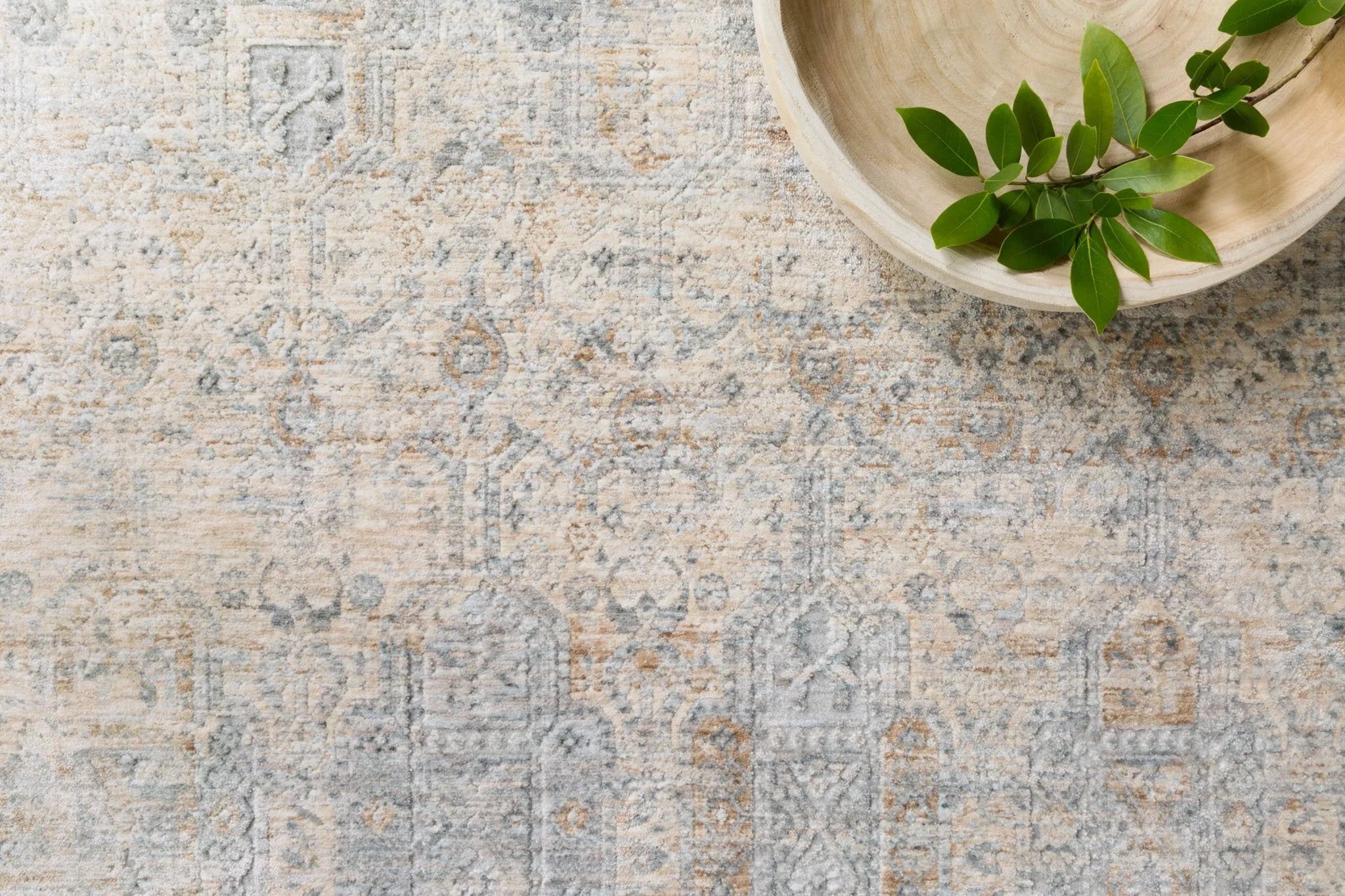 Pandora PAN-02 Ivory/Mist Rug - Baconco