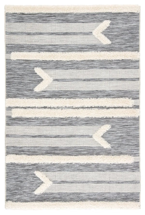 Parades PAD03 Hanai Gray/Cream Rug - Baconco