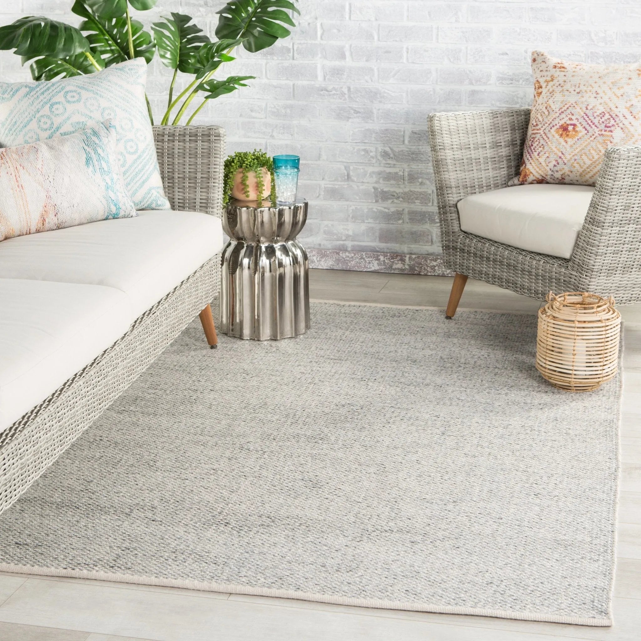 Pasadena Psd01 Lamanda Light Gray/Ivory Rug - Baconco